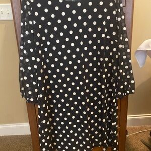 Black and White Polka Dot Dress